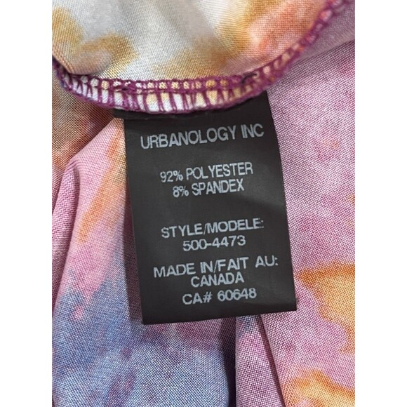 Pure Essence Tunic Top Size XL Soft Knit Multicolor Art To Wear Artsy Mod - Picture 11 of 13